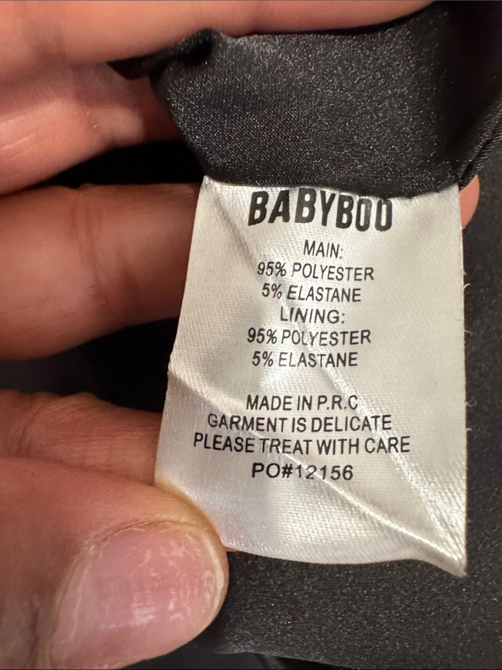 Babyboo Satin A-Line  Skirt - Black